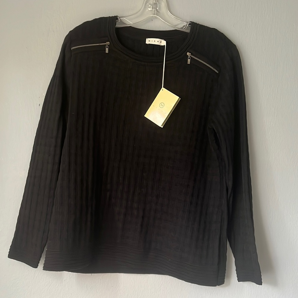 Mischa Sweater with Zipper details NWT